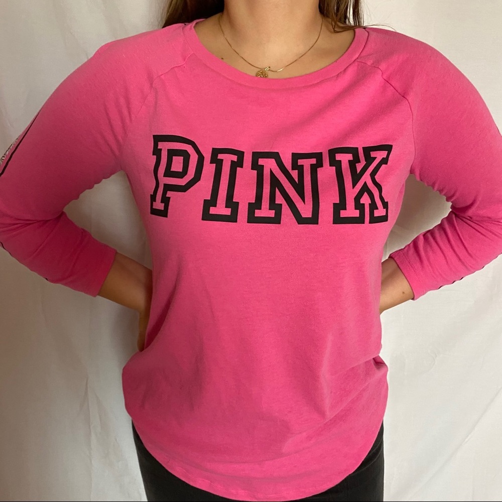 PINK Victoria’s Secret 3/4 Sleeve Top